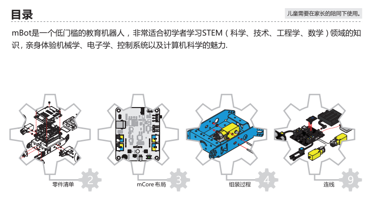 mbot说明书目录