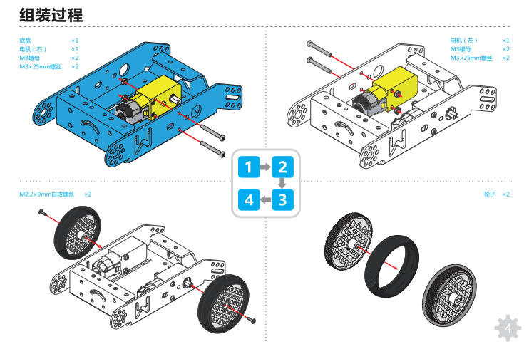 mbot组装过程