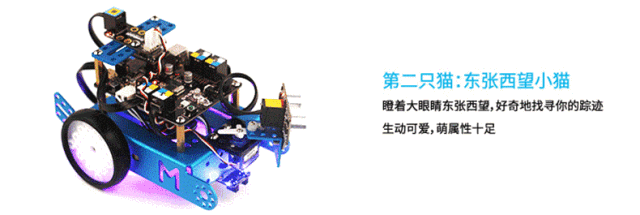 mbot 东张西望的小猫